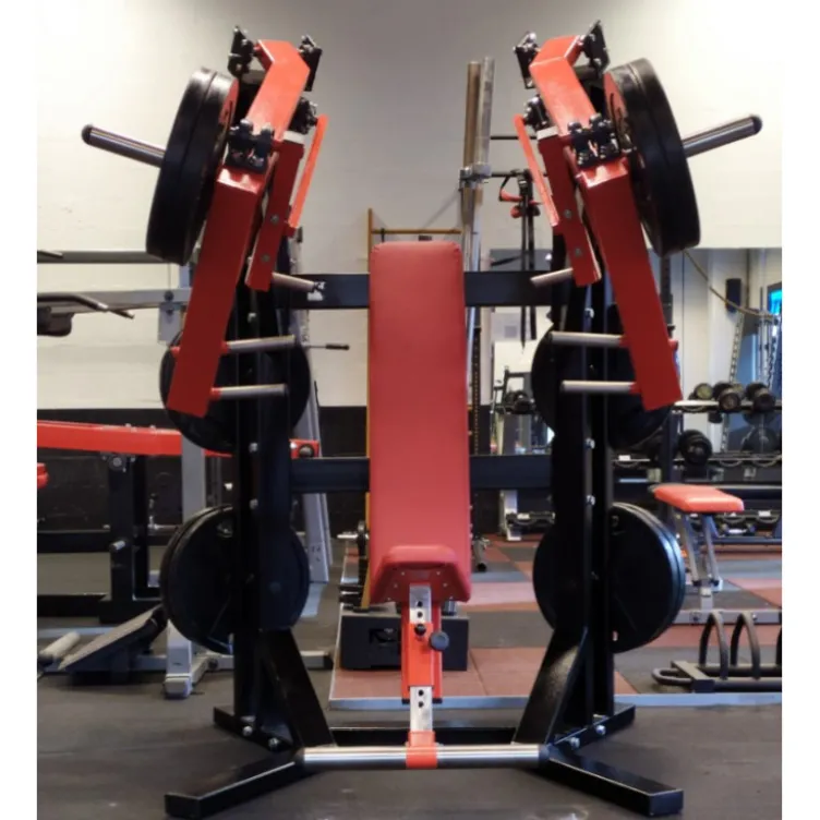 Station de musculation 2 postes en 1 Shoulder Press et Chest Press à charges libres avec siège inclinable