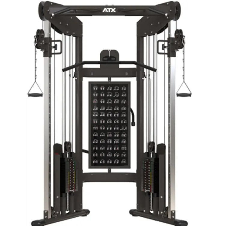 Station de musculation poulie double ATX 2 x 90 kg pour home-gym