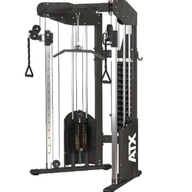 Station de musculation poulie double ATX 2 x 90 kg pour home-gym
