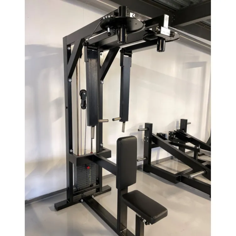 Station de musculation professionnelle Pec Fly convergente pour les Pectoraux Deltoïdes Arrières - Colonne de poids