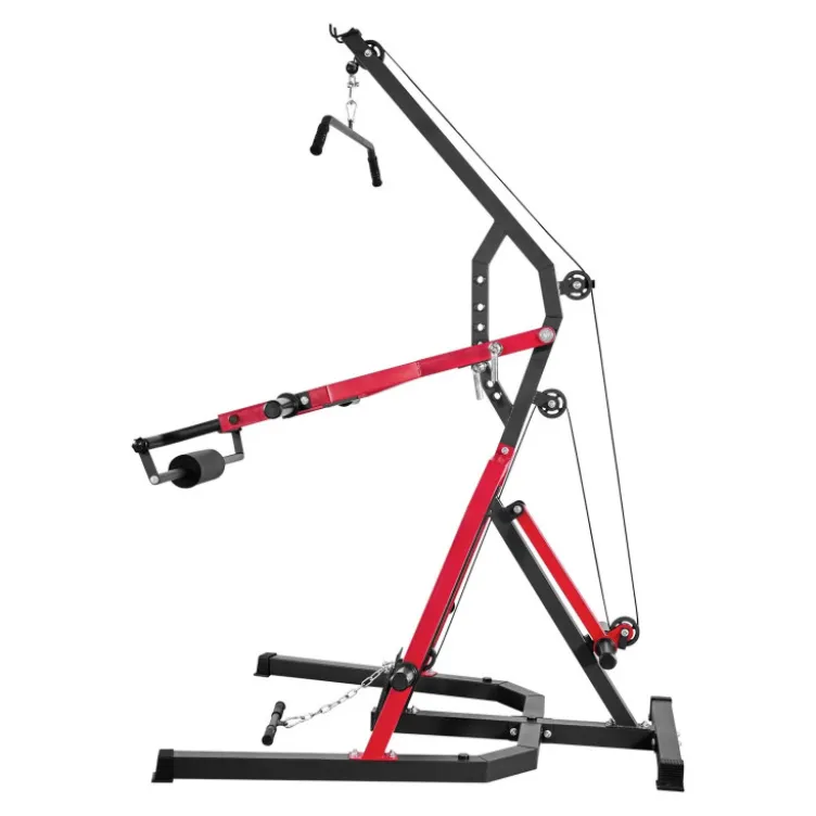 Station de musculation Triplex avec bras de levier et système de tirage haut et bas pour home gym