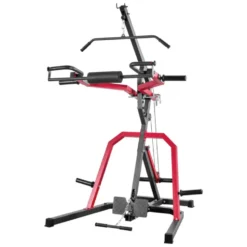 Station de musculation Triplex avec bras de levier et système de tirage haut et bas pour home gym