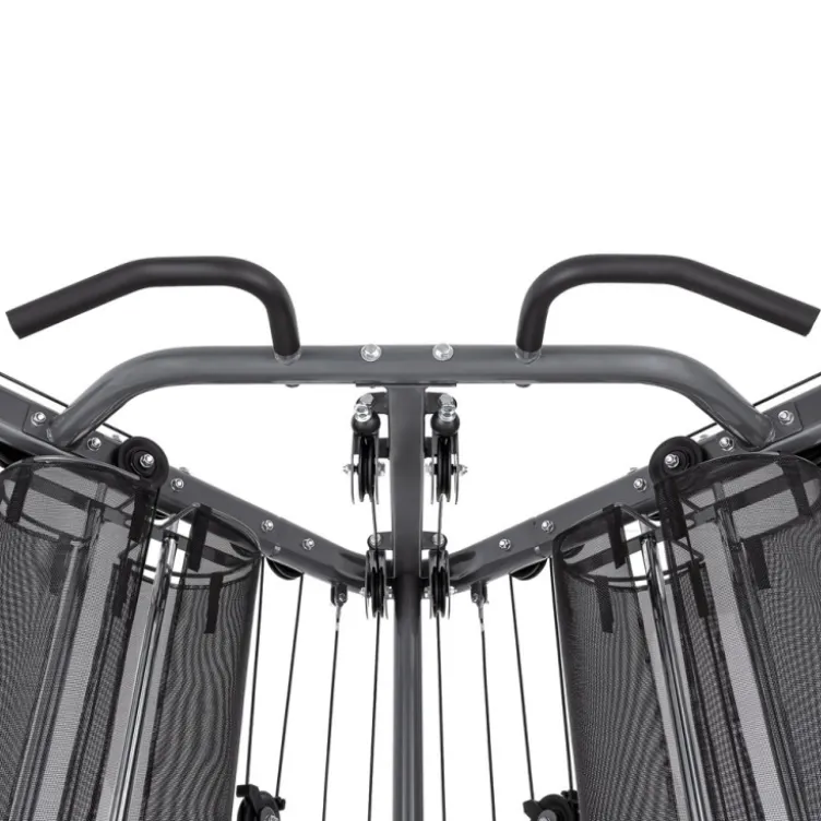 Station de musculation vis à vis à double colonne de poids - Cross trainer home gym