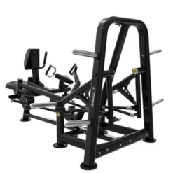 Station de rowing iso-latérale à charge libre Titanium Strength Genesis Series GS-PL86 - Chargeable jusqu'à 250 kg pour le dos
