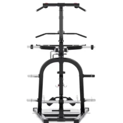 Station de tirage avec bras de levier réglables sur 9 positions LGX Titanium Strength pour home gym - Barre traction multi-grip