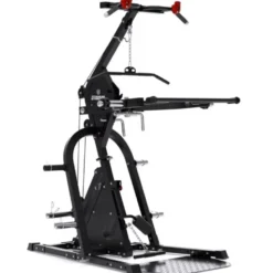 Station de tirage avec bras de levier réglables sur 9 positions LGX Titanium Strength pour home gym - Barre traction multi-grip