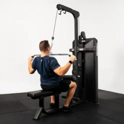 Station de tirage 2 en 1 Force USA - Lat pull down machine combo rowing assis à charge guidée 120 kg