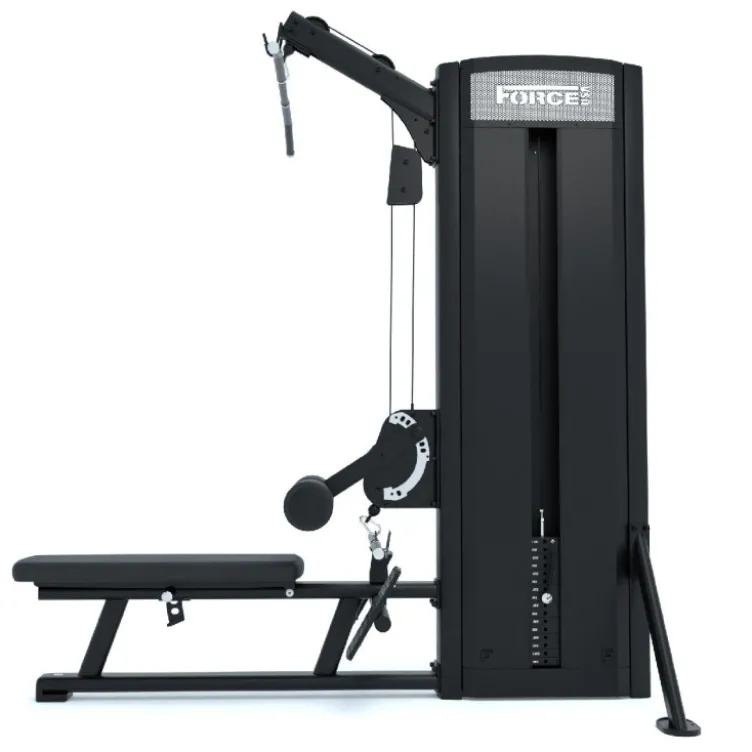 Station de tirage professionnelle avec poulie haute et basse - Lat pulldown dual rowing machine Force USA Ridge Series F-R-LPSR