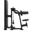 Station d'élévations latérales à charge guidée 100 kg Black Series pour deltoïdes - Titanium Strength BS-S26