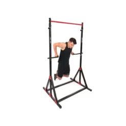 Station fixe de musculation Tractions et Dips ajustable pour Home gym