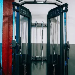 Station Functional Trainer Double Poulies Réglables et Colonne de poids 2 x 100 kg- Elite Series Titanium Strength