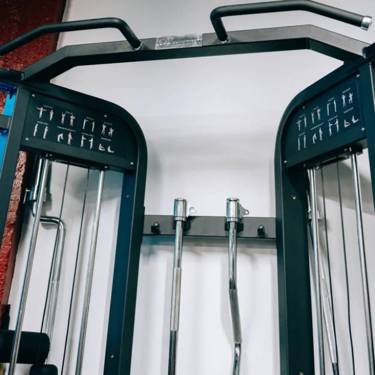 Station Functional Trainer Double Poulies Réglables et Colonne de poids 2 x 100 kg- Elite Series Titanium Strength