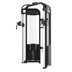 Station Functional Trainer Double Poulies Réglables et Colonne de poids 2 x 100 kg- Elite Series Titanium Strength