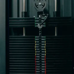 Station Functional Trainer Double Poulies Réglables et Colonne de poids 2 x 100 kg- Elite Series Titanium Strength