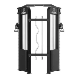 Station Functional Trainer Double Poulies Réglables et Colonne de poids 2 x 100 kg- Elite Series Titanium Strength