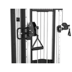 Station Functional Trainer Double Poulies Réglables et Colonne de poids 2 x 100 kg- Elite Series Titanium Strength