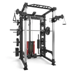 Station Hardcore Power rack ATX avec système à poulie double et colonne de poids 125 kg - Série 700