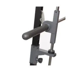 Station Home-gym complète avec barre guidée multi-fonctions et leg curl extension