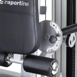 Station home-gym haut de gamme multi équipée avec colonne de poids 90 kg et leg curl extension