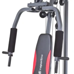 Station home-gym multi-équipée à charges libres pour entraînements polyvalents et complets à domicile
