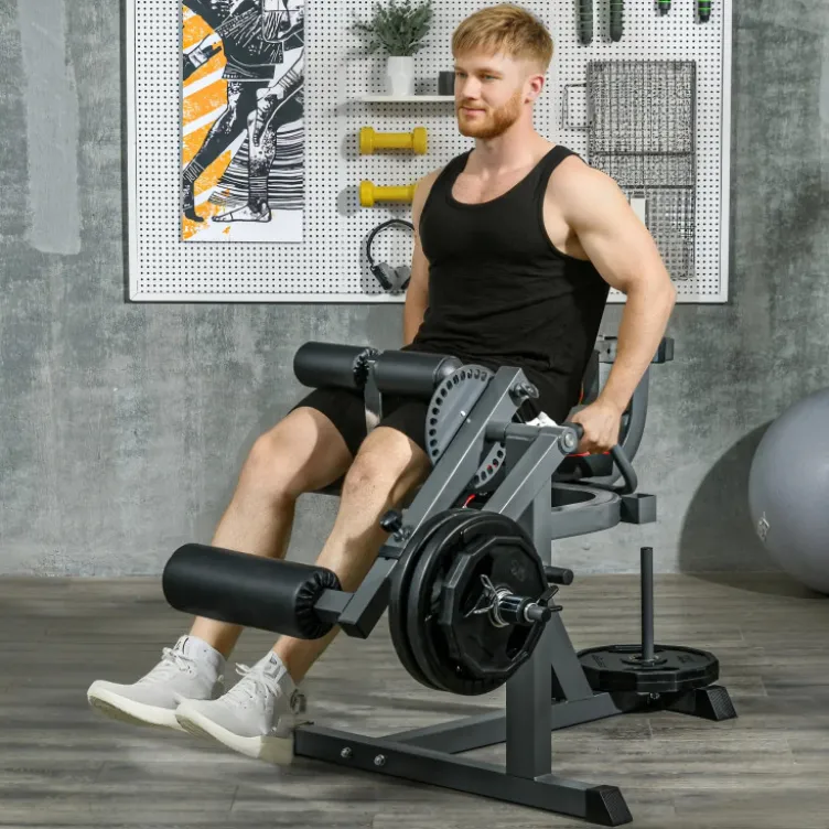 Station leg curl dual leg extension à charge libre jusqu'à 60 kg - 32 positions possibles