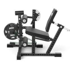 Station leg curl dual leg extension à charge libre ATX jusqu'à 300 kg - Réglages multiples