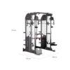 Station multifonctionnelle et compacte - Rack tout-en-un de musculation avec accessoires