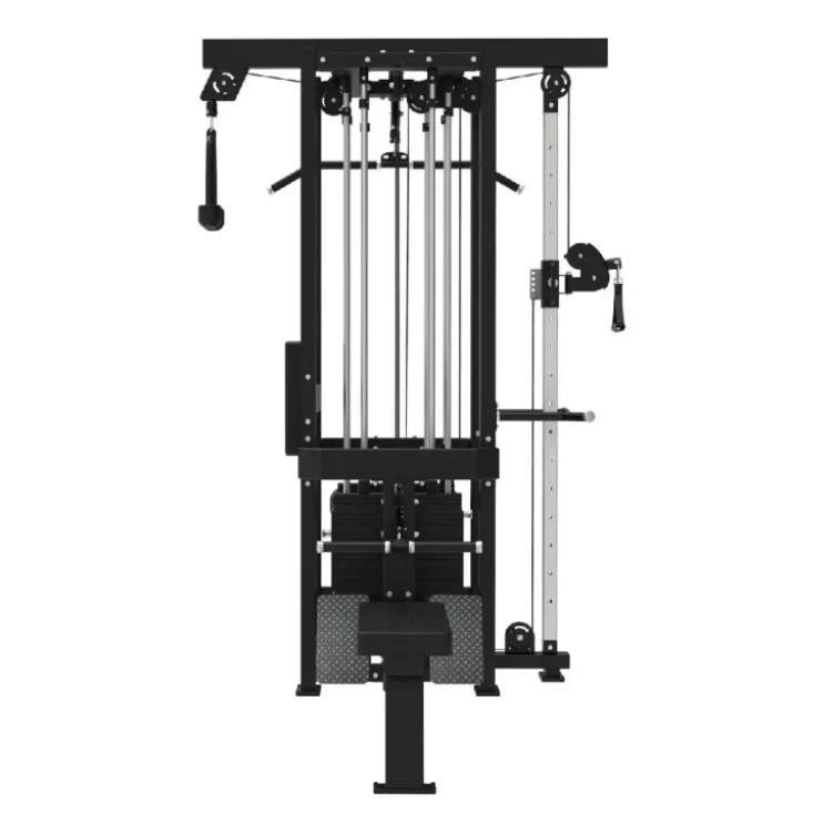 Station multigym à charge guidée Titanium Élite Séries EL-CS04 - Multi-jungle machine pour entraînement complet du corps