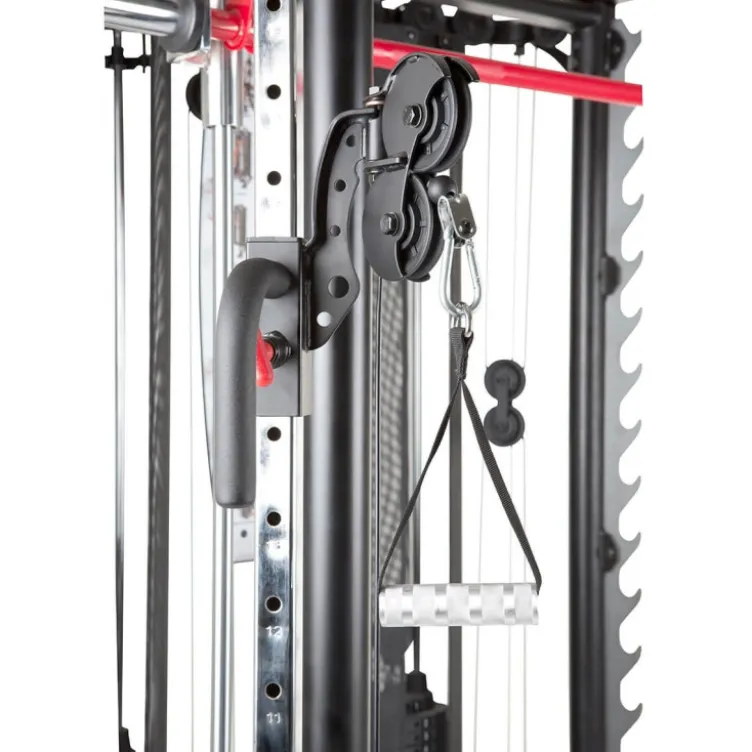 Station multi-postes complètes pour homegym de musculation - + de 60 possibilités d'exercices - SCS Smith Cage System