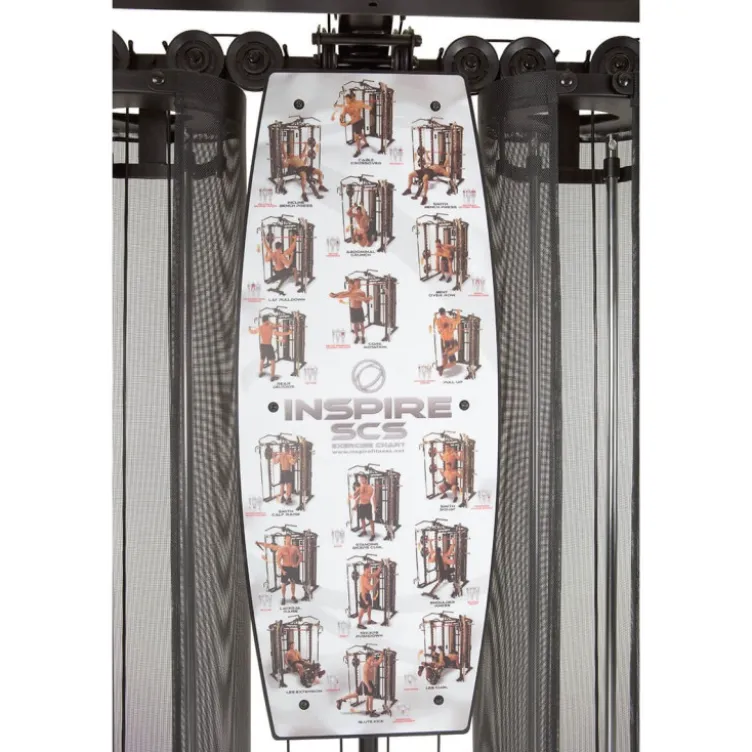 Station multi-postes complètes pour homegym de musculation - + de 60 possibilités d'exercices - SCS Smith Cage System