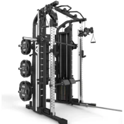 Station multipress complète de musculation Monster 2.0 avec poulie double 110 kg et équipements leg press