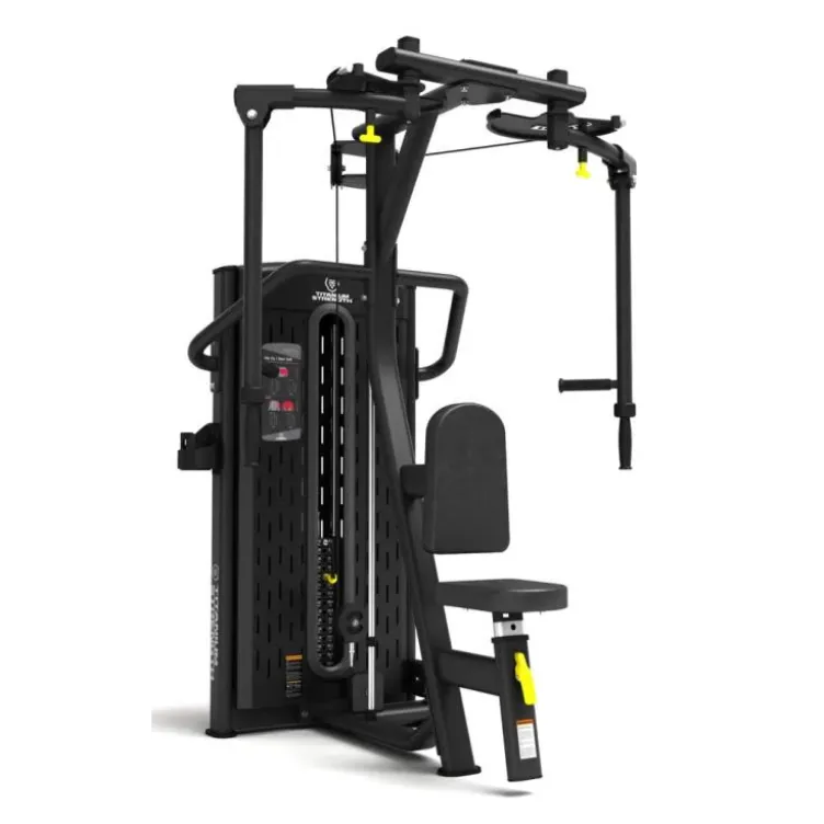 Station pec fly combo rear delt Titanium Strength M7 à charge guidée 100 kg de qualité professionnelle
