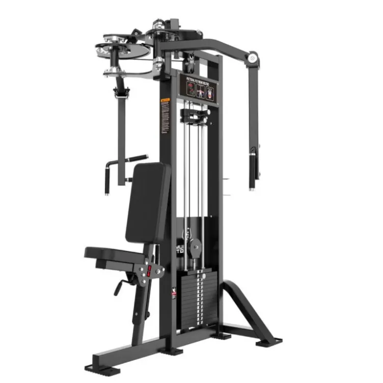 Station Pec Fly dual Rear Delt Titanium Strength Elite Series RX avec charge guidée jusqu'à 142 kg et réglages divers ELRX-S7