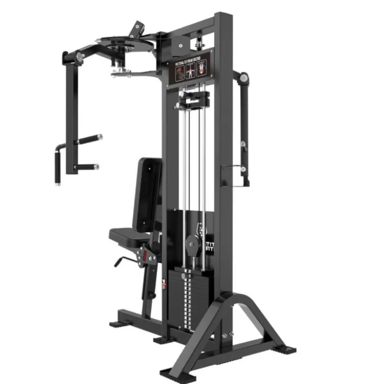 Station Pec Fly dual Rear Delt Titanium Strength Elite Series RX avec charge guidée jusqu'à 142 kg et réglages divers ELRX-S7
