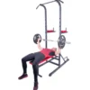 Station polyvalente chaise romaine avec banc de développé couché pliable