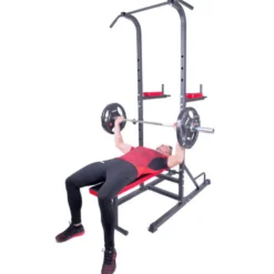 Station polyvalente chaise romaine avec banc de développé couché pliable