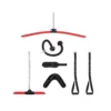 Station polyvalente multi-exercices de musculation avec presse à cuisses pour homegym