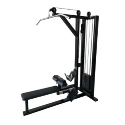 Station polyvalente poulie haute et basse à charge guidée de 80 kg - Lat pull down et Row Assis