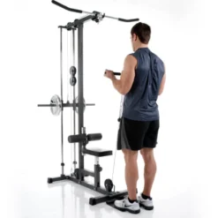Station à poulie haute et basse pour exercices de tirage - Charge libre