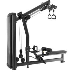 Station à poulie haute unilatérale avec poste rowing à charge guidée 100 kg - Matériel PRO Titanium Strength Genesis GS-S47