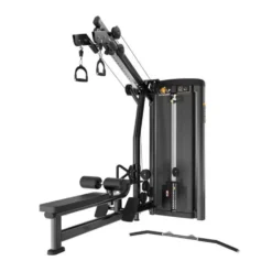 Station à poulie haute unilatérale avec poste rowing à charge guidée 100 kg - Matériel PRO Titanium Strength Genesis GS-S47