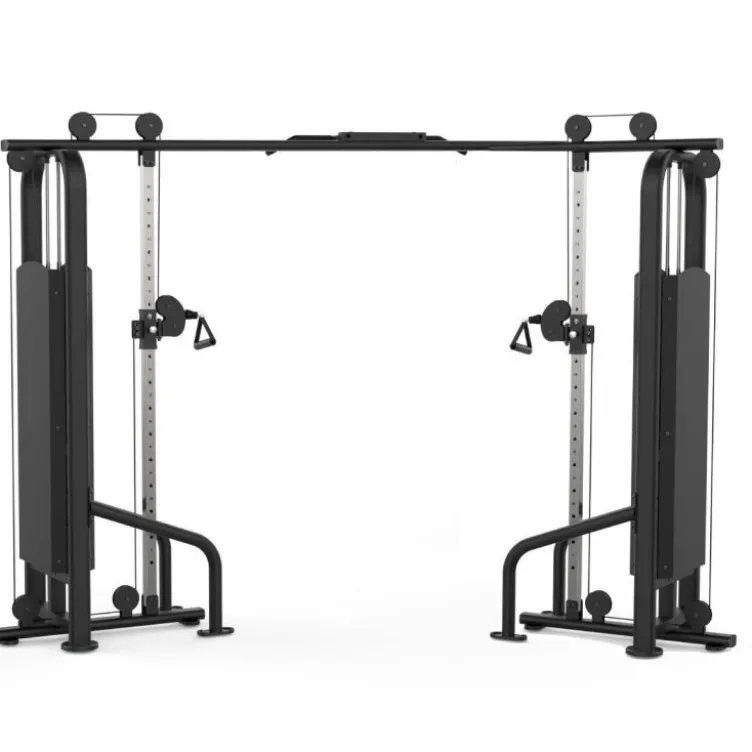 Station à poulie vis à vis Titanium Strength Black Séries avec 2 x 90 kg de charge - Exercices de tirage