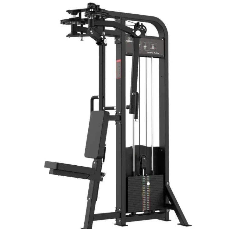 Station Professionnelle Pec Fly / Rear Delt à charge guidée Titanium Strength élite séries - Usage commercial - El-S22