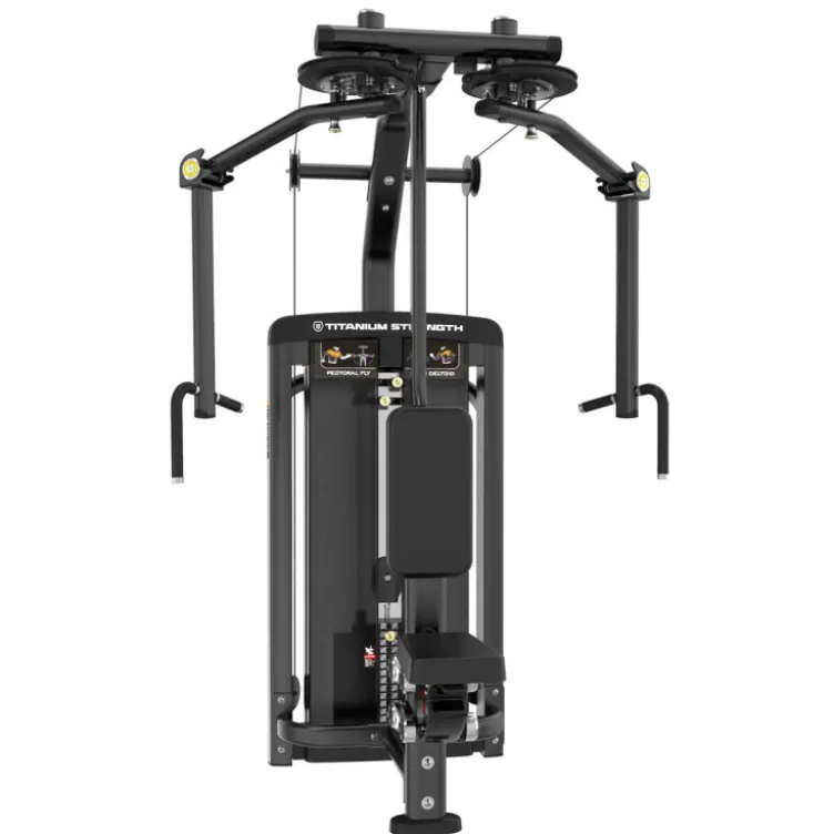 Station professionnelle pec fly combo rear delt GS-S7 à colonne de poids de 100 kg - Titanium Strength Genesis Séries