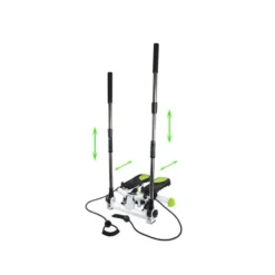 Stepper polyvalent de qualité avec poignées réglables et extenseurs pour home gym