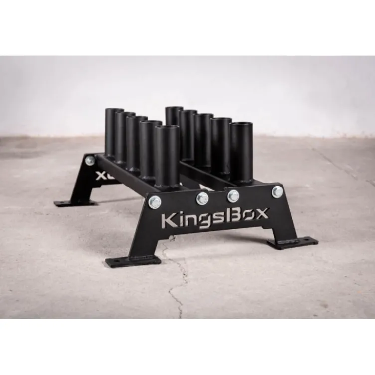 Support de rangement et de stockage pour barres de musculation olympique
