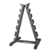 Support de rangement et stockage en acier robuste pour 6 paires d'haltères de musculation