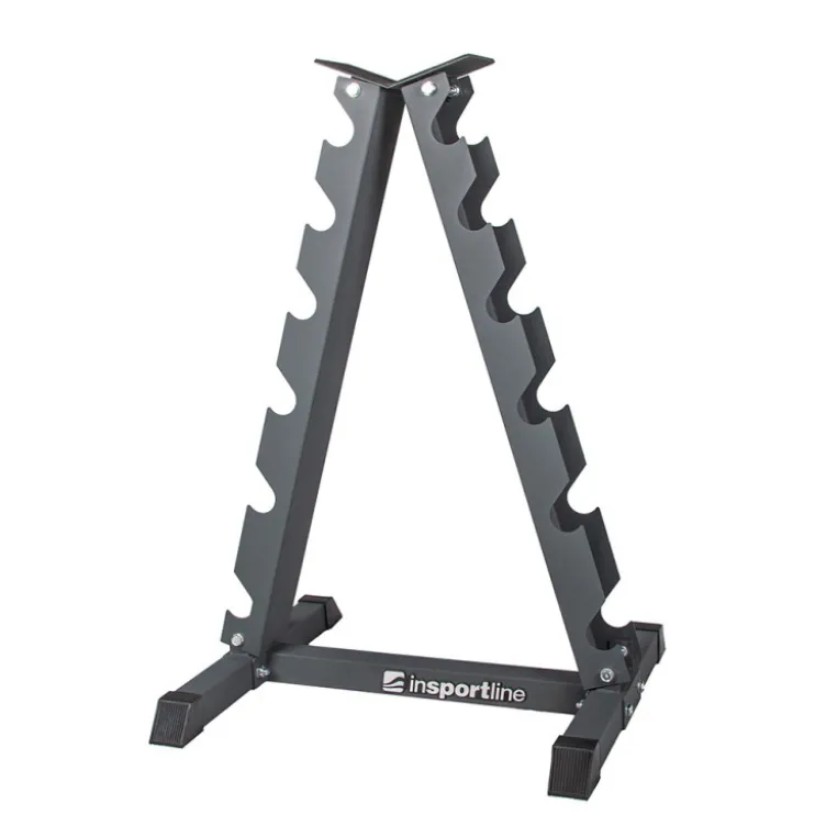 Support de rangement et stockage en acier robuste pour 6 paires d'haltères de musculation