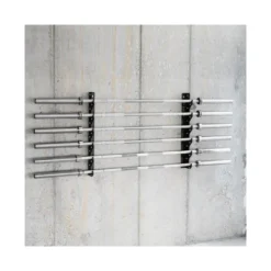 Support de rangement à fixation murale pour 6 barres de musculation - Rangement horizontal