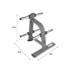 Support de rangement pour disques de poids olympiques - Capacité de charge 500 kg - Home Gym
